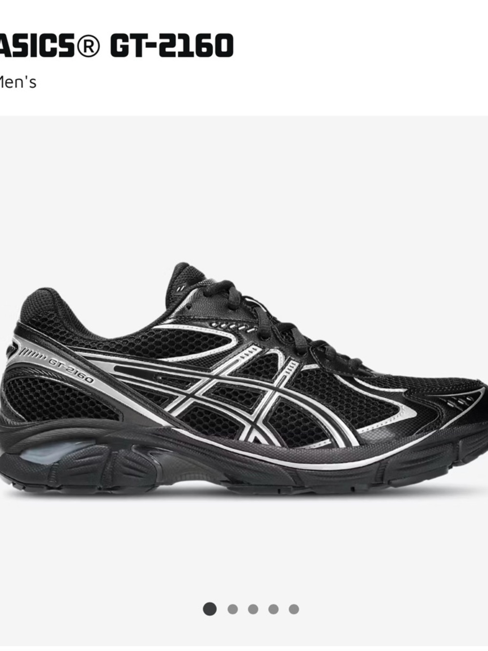 Asics Men's Running Shoes in Black with Silver Accents BARELY WORN